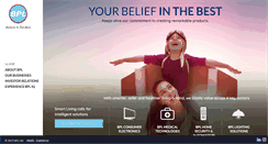 Desktop Screenshot of bpl.in